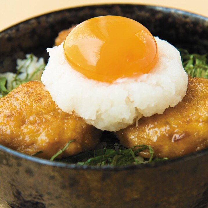 「この豚丼のたれ」の鳥つくね丼